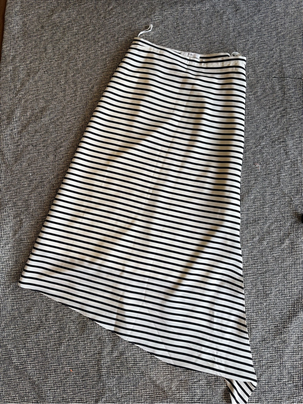 TIBI Silk Stripe Skirt 4